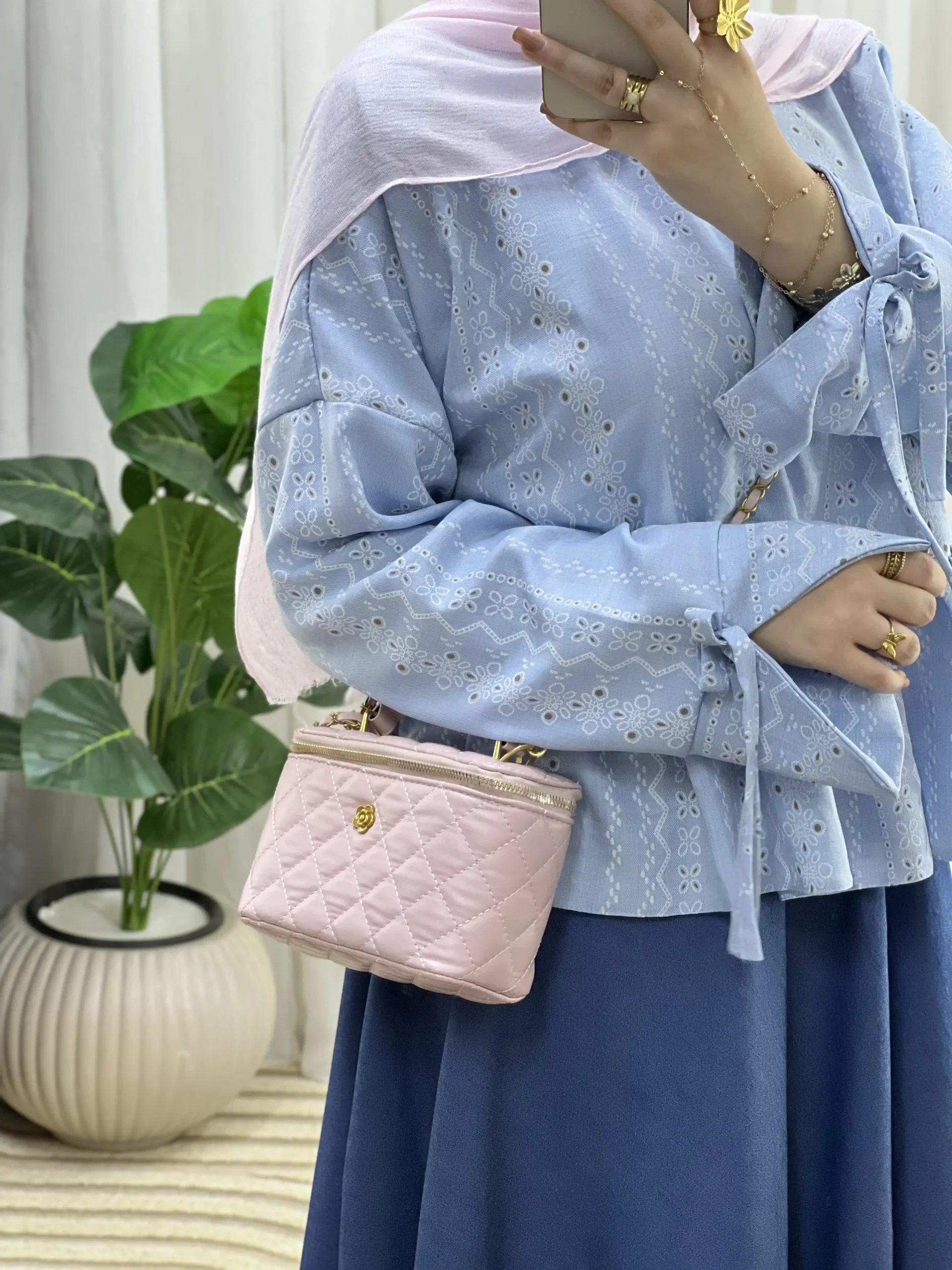 Bahga Blouse(baby blue)