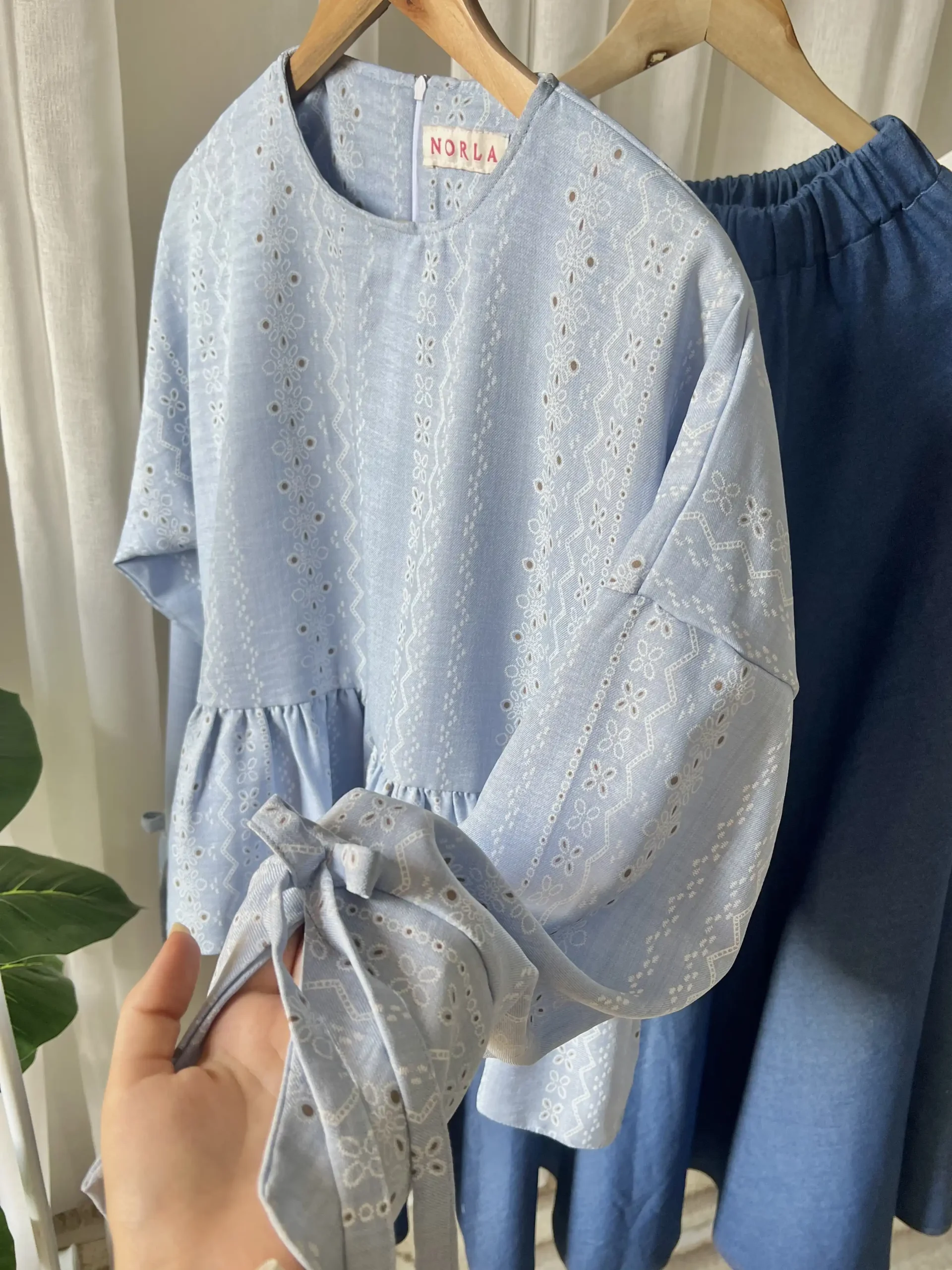 Bahga Blouse(baby blue)